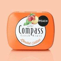 콤파스 피치 복숭아 민트 캔디 무설탕사탕 자일리톨 / 입냄새 / 졸음 / 후식 / 무설탕 / 건강 / 마스크 / 에티켓, 1개