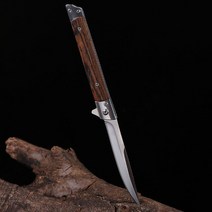 다기능 휴대 Cuchillo-다마스 패턴 야외 나이프 고경도 접이식 휴대용 미니 EDC 자기 방어, 01 Pointed sanding