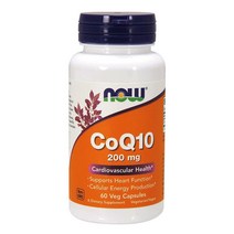 나우푸드 코큐텐 200mg 60캡슐 코엔자임 비건 효능 츄어블 사탕 나우