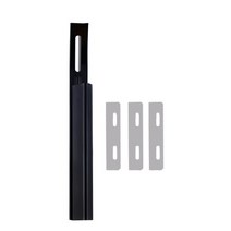 가죽공예 도구 가죽 스트랩 커터에 대한 스트립 커터 블레이드와 수제 Leathercraft 칼 DIY 절단, [05] black