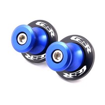 Suzuki GSR 750 600 400 GSR400 GSR600 GSR750 8MM 오토바이 액세서리 CNC 알루미늄 M8 스윙 암 스풀 슬라이더 스탠드 나사, 8MM Blue