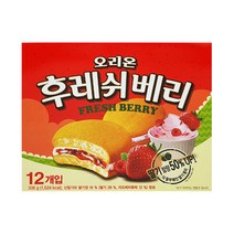 오리온 딸기 후레쉬베리 28g 120개