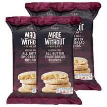M&S 막스앤스펜서 메이드 위드아웃 올 버터 쇼트브레드 라운드 글루텐프리 140g 4팩
