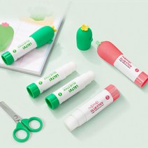 고체풀 접착제 종이접기 만들기 창작 미술놀이 풀 8g, 선인장 풀 8g