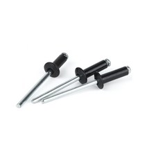 알루미늄블라인드방수 사무실 블랙 알루미늄 블라인드 리벳 돔 라운드 헤드 오픈 할로우 풀 네일 Rebite 볼