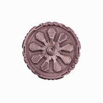 고급 피젯 큐브 스피너 어른 장난감 MUYI-신제품 EDC 티타늄 합금 래칫 스냅 코인 핑거팁 자이로 하드 코어, 02 Zirconium Brass