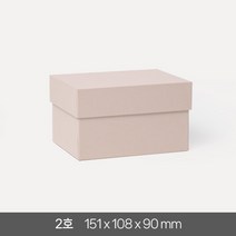고급 선물 상자 2호 답례품 싸바리 패키지 기프트 포장 무지 국산 케이스, 베이지 1개