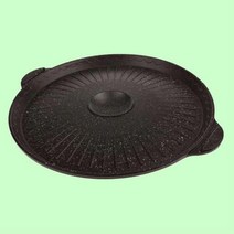 식당 고기집 둥근 불고기 전용 불판 안들러붙는 구이판 맛있는 전골 대형
