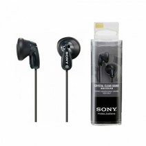 소니 이어폰 MDR-E9LP 흑색 1.2M-개(1개입), 상세페이지 참조