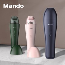 만도 거실매트청소 핸디형 무선 청소기, 베이비 핑크