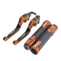 SAMARA 스쿠터 PCX125 핸들 스로틀 엑셀그립 손잡이 브레이크 레버 튜닝, 회색 손잡이