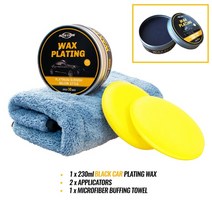 캘리퍼도색 230ml 자동차 왁스 크리스탈 도금 세트 페인트 표면 코팅 공식 도색용품, 150ml 블랙 왁스 세트