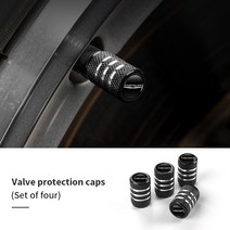 자동차 사이클 밸브 커버 나사 자동 타이어 휠 캡 크라이슬러 300C PT 크루저 그랜드 보이저 퍼시픽 세브링 MK3 200 타운, [01] 4pcs Black