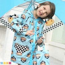 [P1G] 프릴 몽키 유아 레인코트 3 7세 204079 / 레인코트 비옷 유아레인코트 아기레인코트 여아레인코트 남아레인코트 우비 유아우비 아기우비 유아비옷 ( P1G / 559987EA )