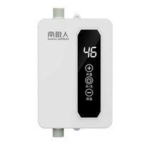 샤워기 순간 온수기 가정용 급속 온수 히터 카라반 세면대, 3800W 누수방지 플러그