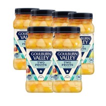 골번벨리 호주 GoulburnValley Valley Two Fruits In Juice 주스에 담긴 두가지 과일 통조림 700g, 6팩