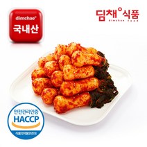 딤채식품 딤채 건강담은 총각김치 '특허유산균첨가 식품안전관리인증', 10kg, 1봉