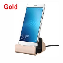 고속 충전기 무선 USB 데스크탑 충전기 도킹 스테이션 iPhone 7 8 SE Xiaomi 11 참고 10 9 T A2 A3 Lite Re, 04 Gold_03 For Type-C USB