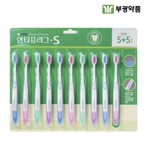 부광약품 안티프라그 S 칫솔 탄력모 10개입, 3EA