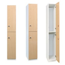락카원 LPM 2단 락카장 락커 라카 캐비넷 탈의실 사우나장 골프장 사무용 목재 2인용 옷장, 일반볼키(열쇠), 블루