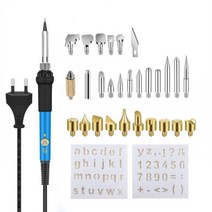 버닝 우드버닝 납댐 burning 60 w80 w 전기 납땜 인두 키트 나무 굽기 엠보싱 용접 펜 세트 조정 가능한 온도 조각 pyrography 도구, 협동사, 60W 조각 키트 A, 유럽 ​​연합