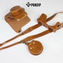 여니몰 fuji 후지 x100v 카메라 속사 스트랩 케이스, 1개, X100V-다크브라운