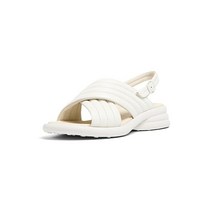 Camper 여성용 슬링백 힐 샌들 화이트 내추럴
