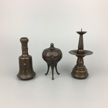 삼구족 동화사 동화병 동촉대 세트