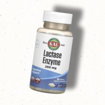 KAL 칼 락타아제 효소 125 mg 먹기편한 60 소프트젤, 60정, 1개, 60정