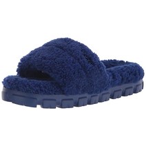 UGG 여성용 코제타 컬리 슬리퍼 블랙.