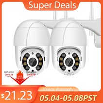 CCTV 현관 돔카메라 CCTV 펫 가정용 cctv 이글루캠 집안 캠 카메라 모션 두 음성 경고 인간 감지 야외 카메라 오디오 야간 투시경 비디오시시티비 외부 설치 강아지, 1 x 2mp 추가 32GB, 나는 플러그, 3.6mm