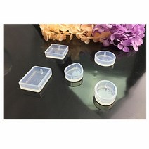 레진 실리콘 몰드 목걸이 펜던트, 타원형