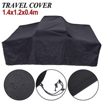 텐트트레일러 카고트레일러 캠핑텐트트레일러 자외선 차단 범용 캠핑 트레일러 커버 140x120x40cm 여행용, 한개옵션0