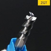 ZGT 알루미늄 구리 우드 커터 엔드밀 HRC50 3 플루트 Cnc 프레사 공구 텅스텐 스틸 밀링 4mm 6mm 8mm 10mm, 1.5x4Dx50L