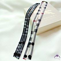 pkpj [기프트박스 포함] 1+1 고급스러운 햄라인 패브릭 초경량 마스크목걸이 2color