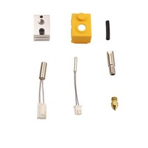 3D 프린터 부품 포 호넷 3d 핫 엔드 압출 헤드 노즐 서미스터 가열 막대 블록 실리콘 슬리브 키트, CHINA_Hornet Hotend Kit