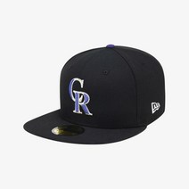 [백화점매장 정품출고] 뉴에라 야구모자 볼캡MLB 어센틱 콜로라도 로키스 게임 블랙70365295