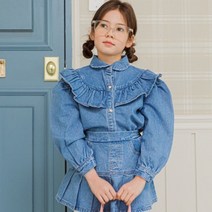 베리베리 마망남방 봄 아동 키즈 청남방 긴팔 셔츠
