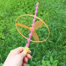 아트툴 꽈배기 플라잉 프로펠러 낙하산놀이 바람개비 부메랑, 단품