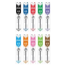 자바펜 셀렉트 중성리필 0.3mm, 1개, 콘타입_분홍