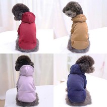 펫라이엇 강아지옷 가을 겨울 후드 티셔츠, FW1-01_퍼플