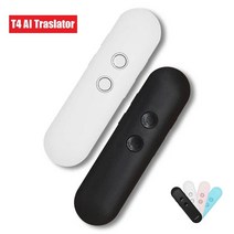 동시통역기 동시 통역기 번역기 실시간 통역 영어 스페인어 외국어 언어 번역 mini t4 ai 스마트 펜 무선 40 다국어 블루투스 휴대용 양방향 인스턴트 음성 앱 여행용, 분홍색