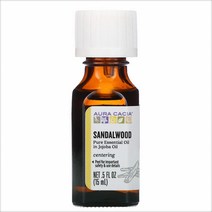 아우라 카시아 퓨어 에센셜 오일 샌달우드 15ml Aura Cacia Pure Essential Oil Sandalwood