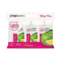 청정원 달달구리 라이틀리 곤약젤리 깔라만시 간편식 쫀득쫀득 야식 어른 회사간식 150g 10개입, 7세트
