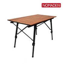 노마드 알루미늄 우드 롤 테이블 90 / 120 차박 캠핑테이블 N7826 N7827