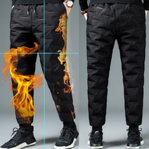 IS-TTP20 방한팬츠 패딩바지 솜털 밴딩조거 바이크팬츠