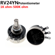 5pcs rv24 전위차계 rv24yn20s b102 b202 b502 b103 b203 b503 b104 b204 b254 b504 b105 500r 1k 2k 5k 10k, 1k옴