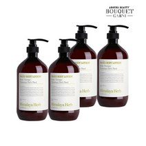 부케가르니 히말라야 허브 나드 레몬민트향 바디로션 900ml x4개, 단품없음