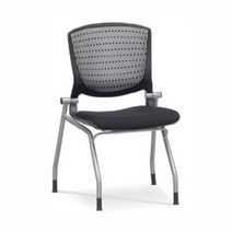 ZGQ326598체어피아 카노아 회의용 의자, 로라-블랙, 1개