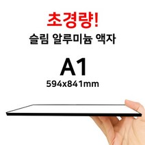 가벼운 벽걸이 액자 A1 액자, (고리)가로형, 액자만, 샴페인골드